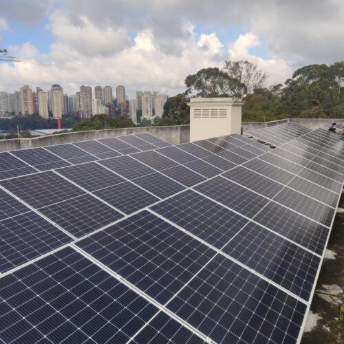 Energia Solar instalada em condomínio residencial em São Paulo