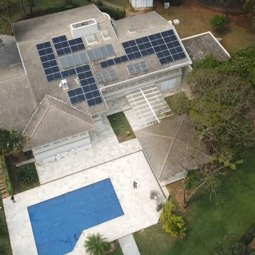 Energia Solar em rediência em Itu